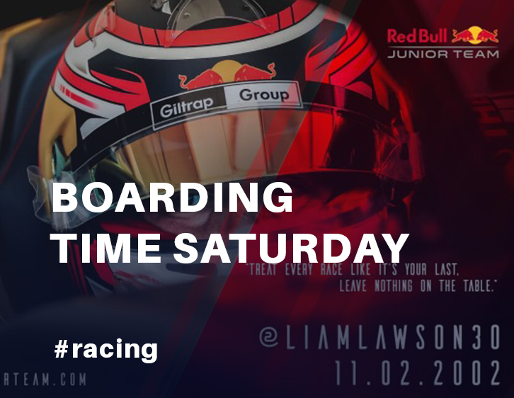 Boarding time Saturday